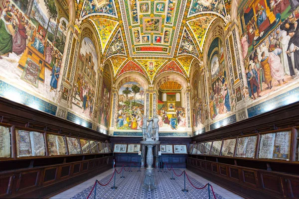 Arkitekturer och konsten att Siena — Stockfoto