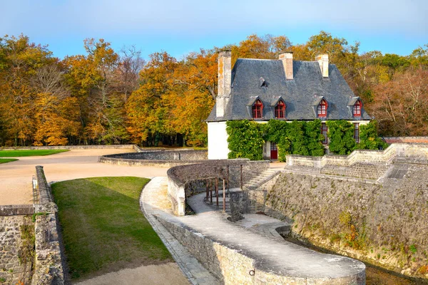 Chenonceaux Franța Noiembrie 2018 Casa Cancelariei Grădina Castelului Chenonceau — Fotografie, imagine de stoc