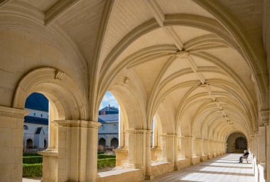 Amboise, France - November 15, 20118: The vault of the St Hubert chapel in the Royal castle of Amboise