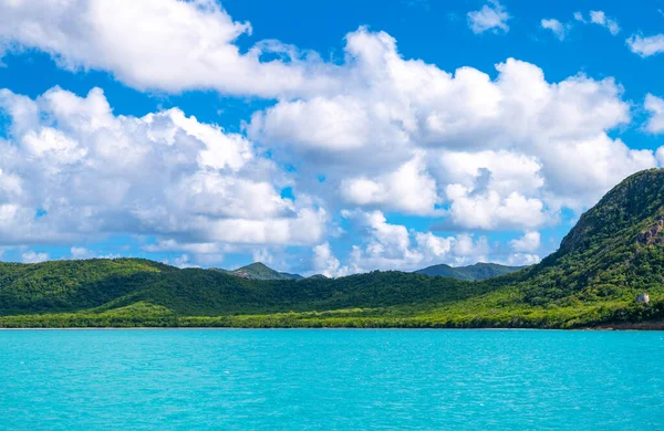 Caraïbes Antigua Côte Ouest Île Vue Mer — Photo