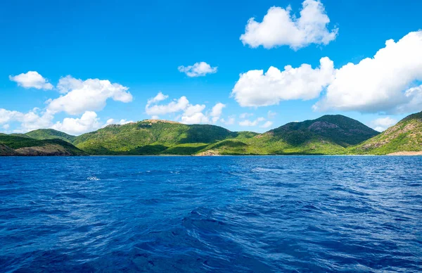 Ilhas Caribe Antígua Costa Oeste Ilha Vista Mar — Fotografia de Stock