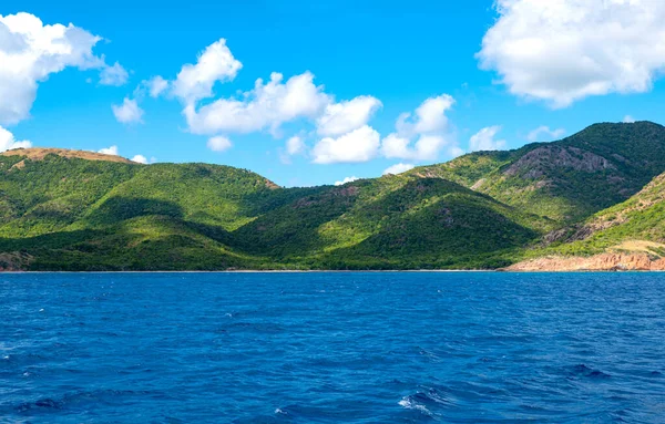 Caraïbes Antigua Côte Ouest Île Vue Mer — Photo
