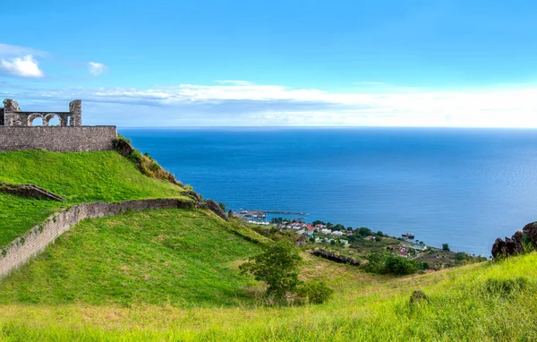 Сент Кіттс Карибські Острови Село Фортеці Бремстоун Хілл — стокове фото