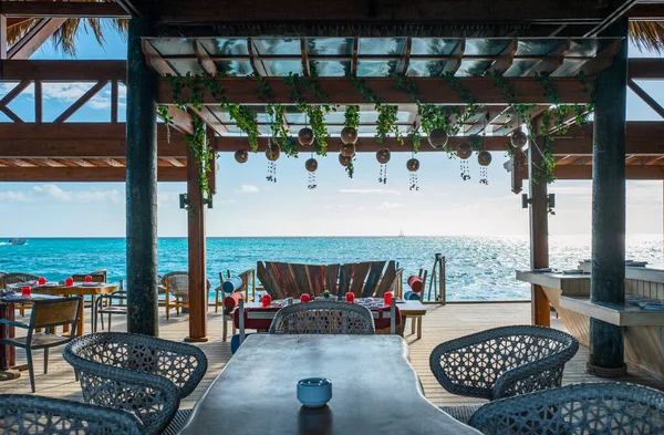 Romana Dominicaanse Republiek Januari 2019 Een Bar Restaurant Het Strand — Stockfoto