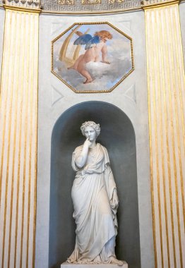 Roma, İtalya - 20 Ağustos 2017: Villa Torlonia, Alessandro II.