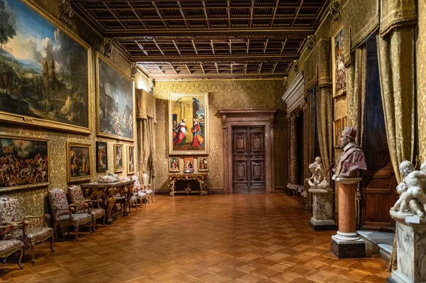 Řím Itálie Října 2019 Doria Pamphiliho Palác Sakrální Malířský Sál — Stock fotografie