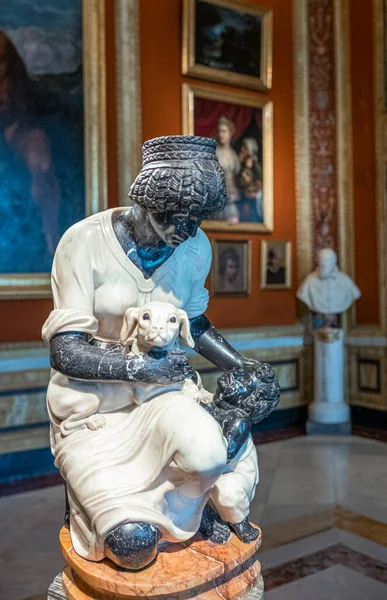 Rom Italien Juli 2018 Villa Borghese Borghese Konstgalleri Elena Paride — Stockfoto