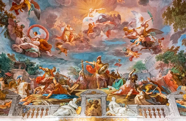이탈리아 2018 Villa Borghese Borghese 갤러리 Entrance Hall Pictures Ceiling — 스톡 사진