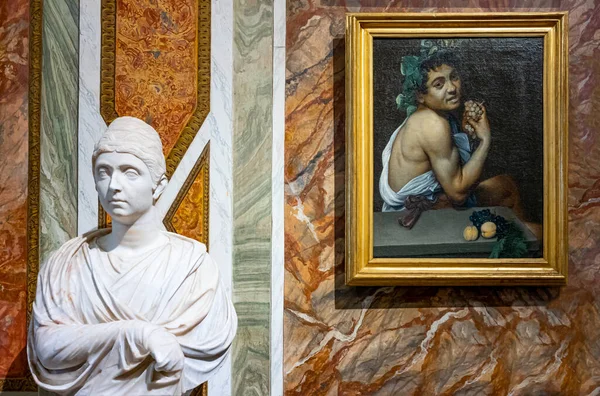 Rome Italië Juli 2018 Villa Borghese Kunstgalerie Borghese Schilderijen Van — Stockfoto