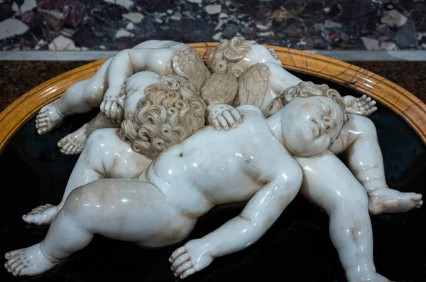Rome Italië Juli 2018 Villa Borghese Kunstgalerie Borghese Drie Slapende — Stockfoto
