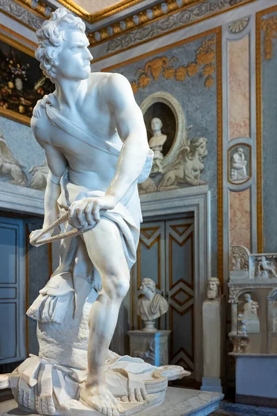 이탈리아 2018 Villa Borghese Borghese 갤러리 Room David David Sculpture — 스톡 사진