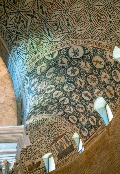 Řím Itálie Srpna 2017 Raně Křesťanská Architektura Mozaiky Mauzolea Santa — Stock fotografie