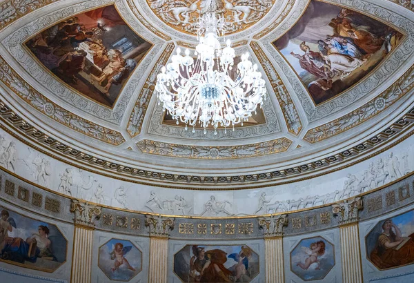 Rome Italy August 2017 Villa Torlonia Ceiling Hall Alessandro Macedone — Stock Photo, Image