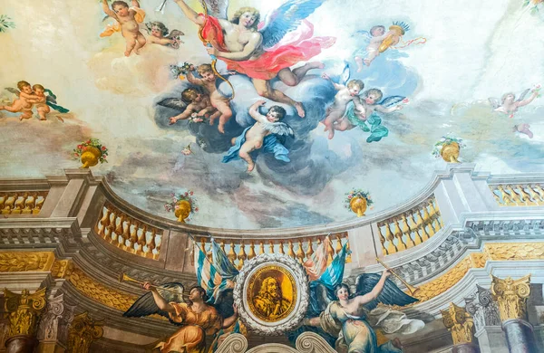 Roma Agosto 2017 Palazzo Colonna Soffitto Della Sala Ballo — Foto Stock