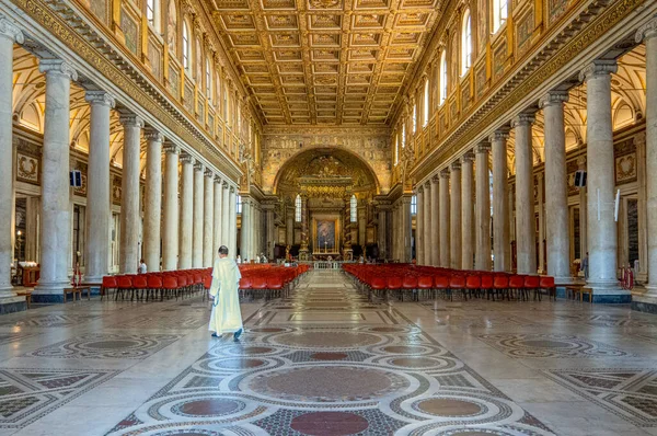 Rom Italien Juli 2018 Blick Auf Das Kirchenschiff Der Basilika — Stockfoto