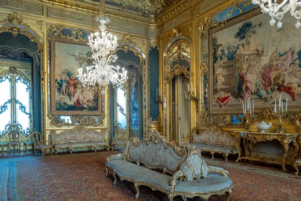 Rzym Włochy Stycznia 2019 Sala Degli Arazzi Pałacu Quirinale — Zdjęcie stockowe