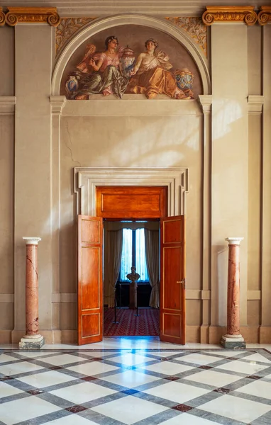 Roma Gennaio 2019 Una Stanza Sul Balcone Nel Palazzo Del — Foto Stock