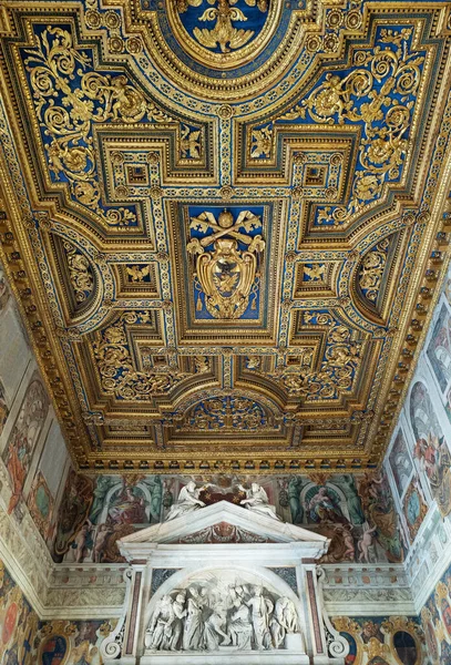 Roma Talya Ocak 2019 Quirinale Sarayı Corazzieri Salonu Nun Ayrıntıları — Stok fotoğraf
