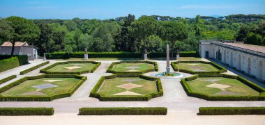 İtalya Roma, Fransa Akademisi, Villa Medici bahçesi.