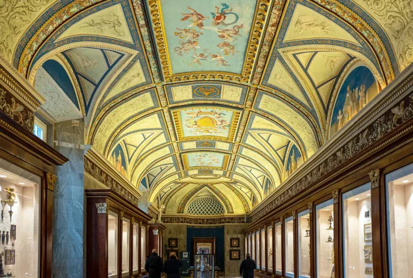 Roma Itália Janeiro 2019 Museus Vaticano Sala Endereços Sala Degli — Fotografia de Stock