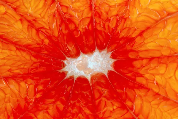 A fresh ripe juicy and appetizing grapefruit and its parts close-up, isolated on a white background.. — Stock Photo, Image