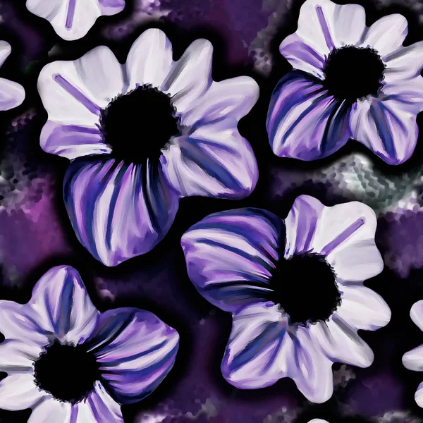 Flowers background. Peonies. Stylization - watercolor.