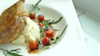  püre patates plaka ile tavuk
