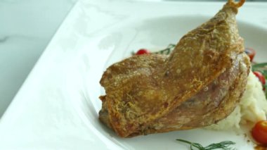  püre patates plaka ile tavuk