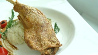  püre patates plaka ile tavuk