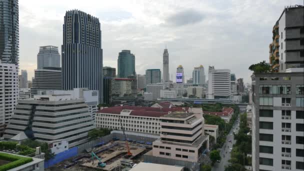 Tayland Bangkok City'de gündüz — Stok video