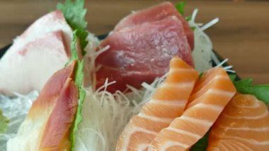 Kase closeup, sashimi