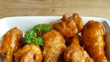 kızarmış tavuk drumsticks portre