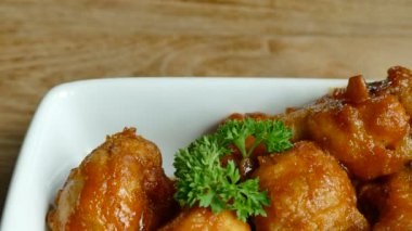 kızarmış tavuk drumsticks portre