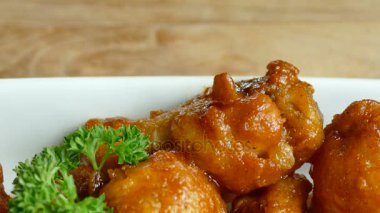 kızarmış tavuk drumsticks portre