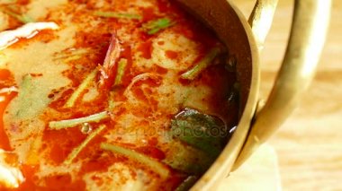 Tom yum kung spicy soup