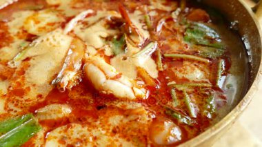 Tom yum kung spicy soup