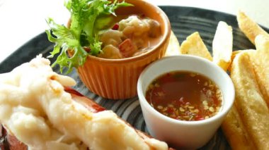 taze ıstakoz ızgara