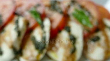 Mozzarella peynirli salata domates