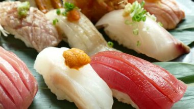 lezzetli taze sushi 