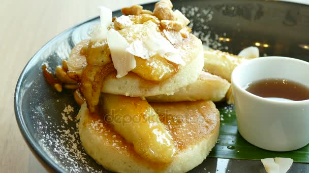 Délicieux Crêpe aux bananes — Video