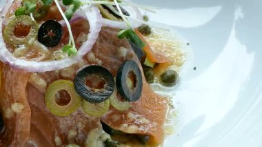 Lezzetli Somon carpaccio