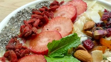 Lezzetli berry smoothies 