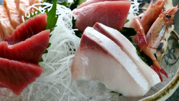 Sashimi frais cru — Video