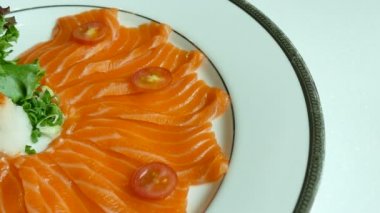 Lezzetli Somon carpaccio