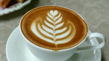 lezzetli kahve latte 