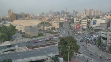 4 k video lapse zaman Tayland Bangkok City