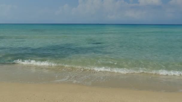 모래사장 아름다운 마리나 — 비디오