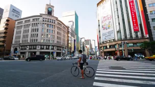 Tokyo Giappone Luglio 2018 Persone Che Percorrono Traversata Shibuya — Video Stock