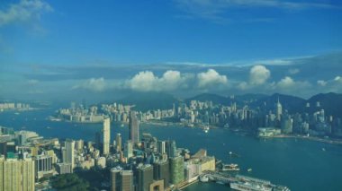 4K Zaman dilimi Hong Kong şehrinin siluetini eritti