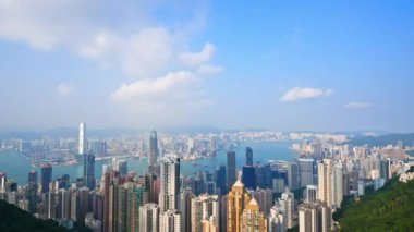 4K Zaman dilimi Hong Kong şehrinin siluetini eritti